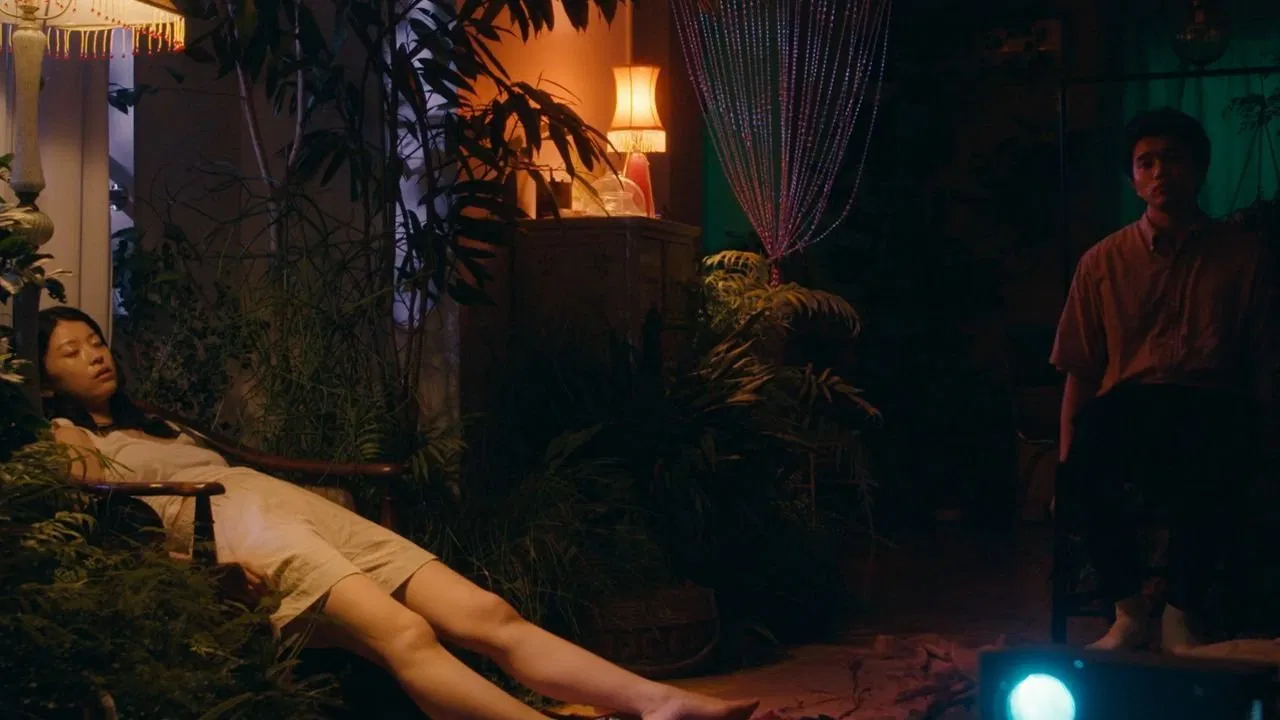 In Her Room backdrop