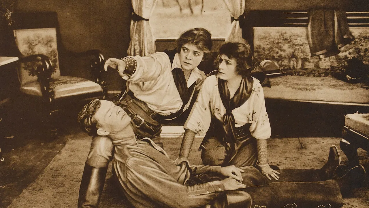 The Masked Rider backdrop