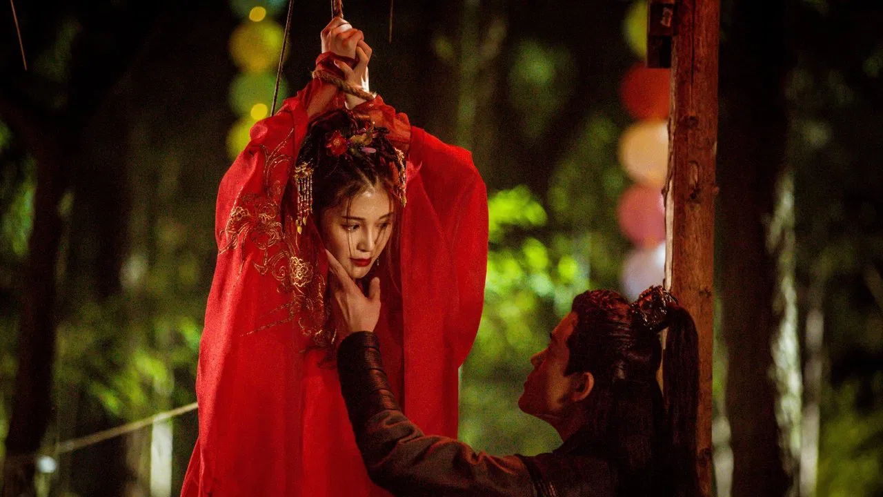 Geisha Luo Xi backdrop