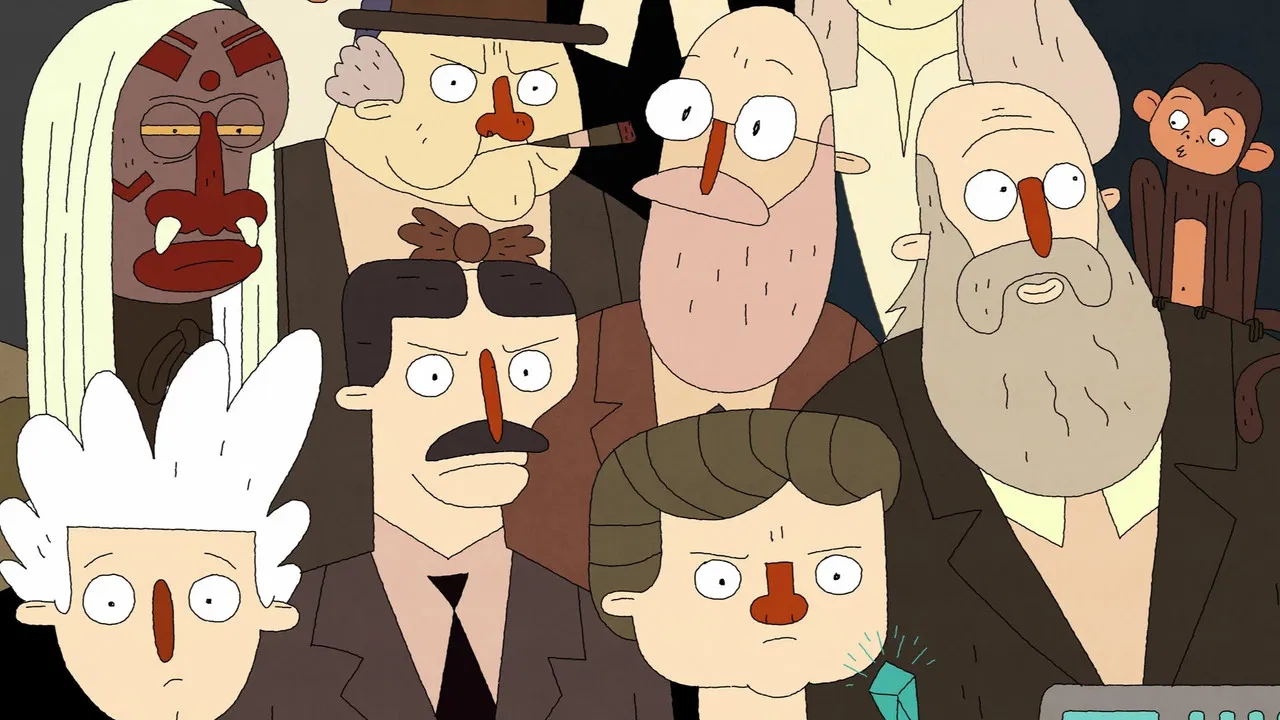 Super Science Friends backdrop