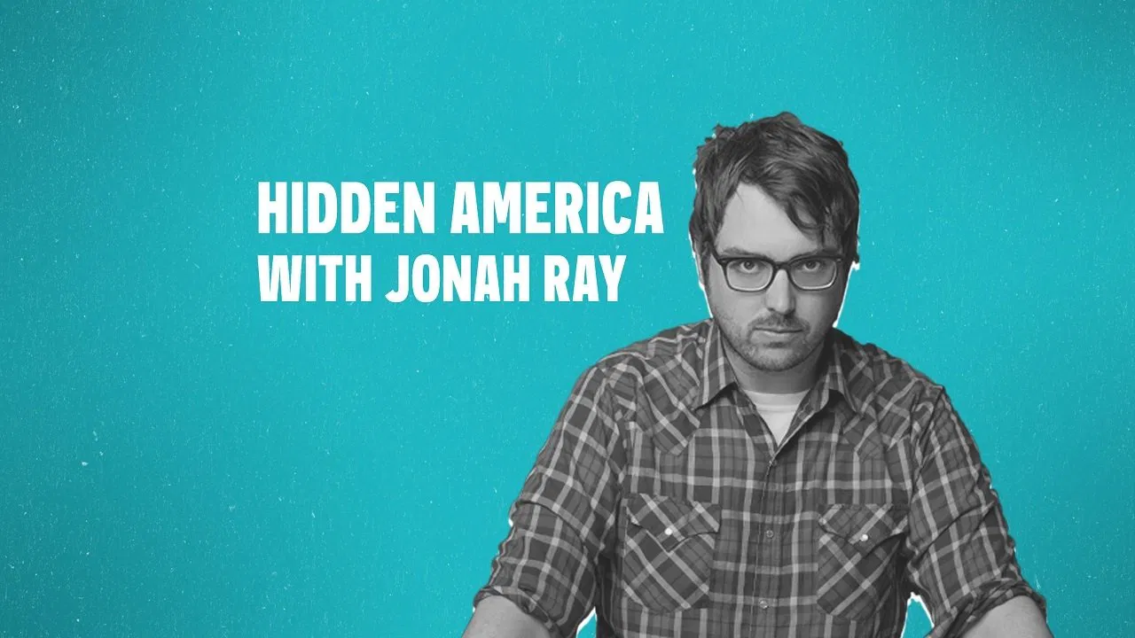Hidden America with Jonah Ray backdrop
