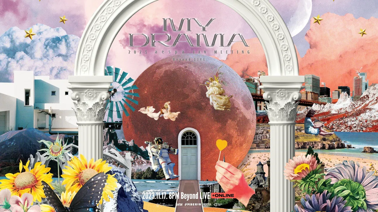 2023 aespa Fan Meeting ‘MY DRAMA’ backdrop