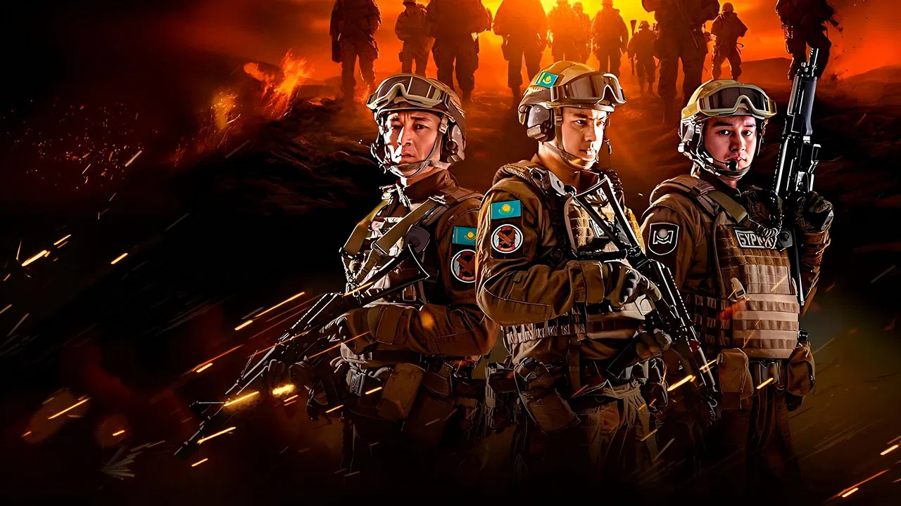 Golden Eagle. Special Forces backdrop