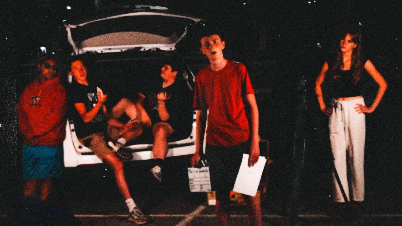 A Real Genius backdrop