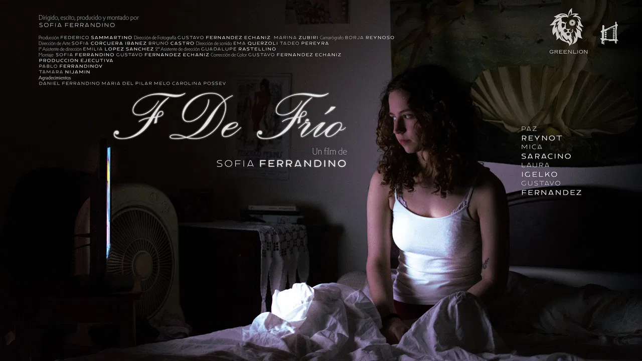 F is for Freezing backdrop