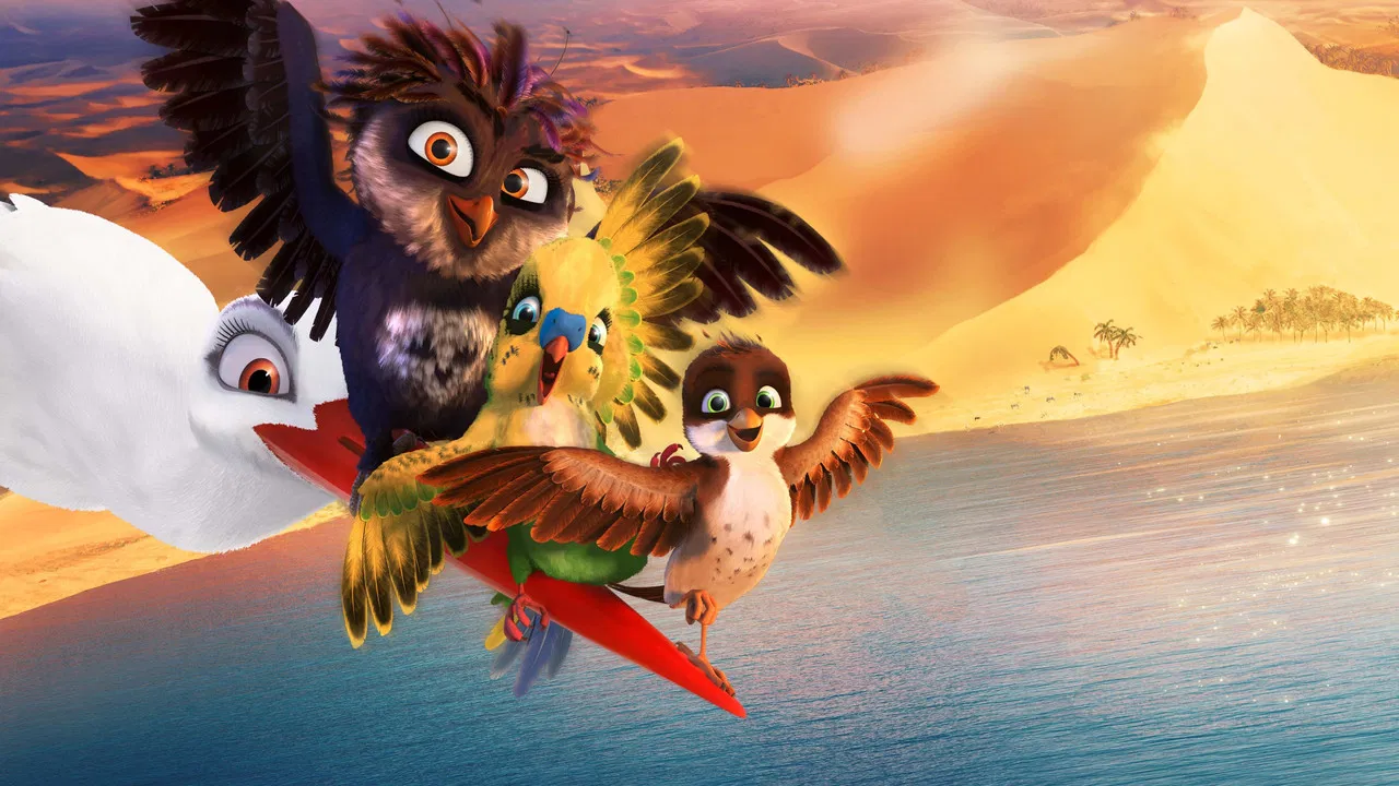 A Stork's Journey backdrop