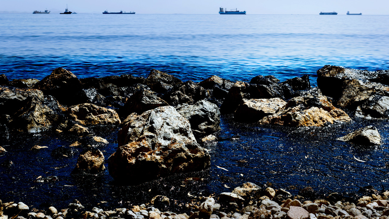 Oil Spill of The Century backdrop