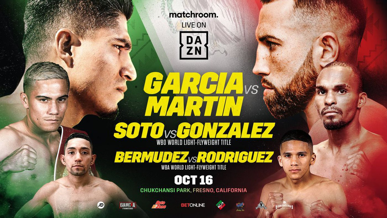 Mikey Garcia vs. Sandor Martin backdrop