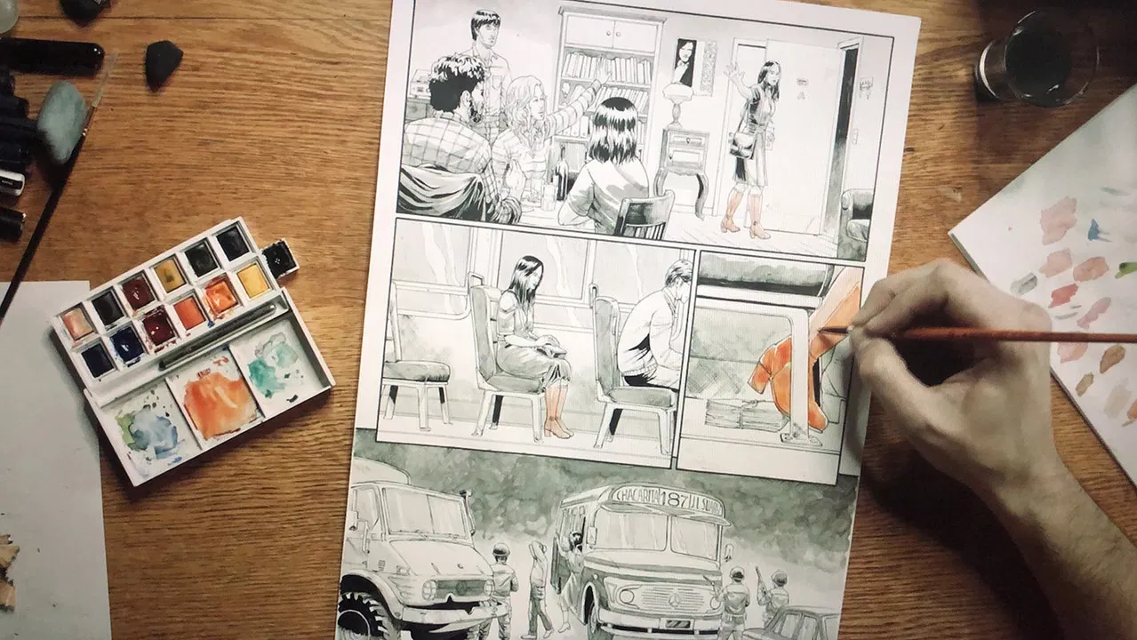 El oficio de buscar a Inés backdrop