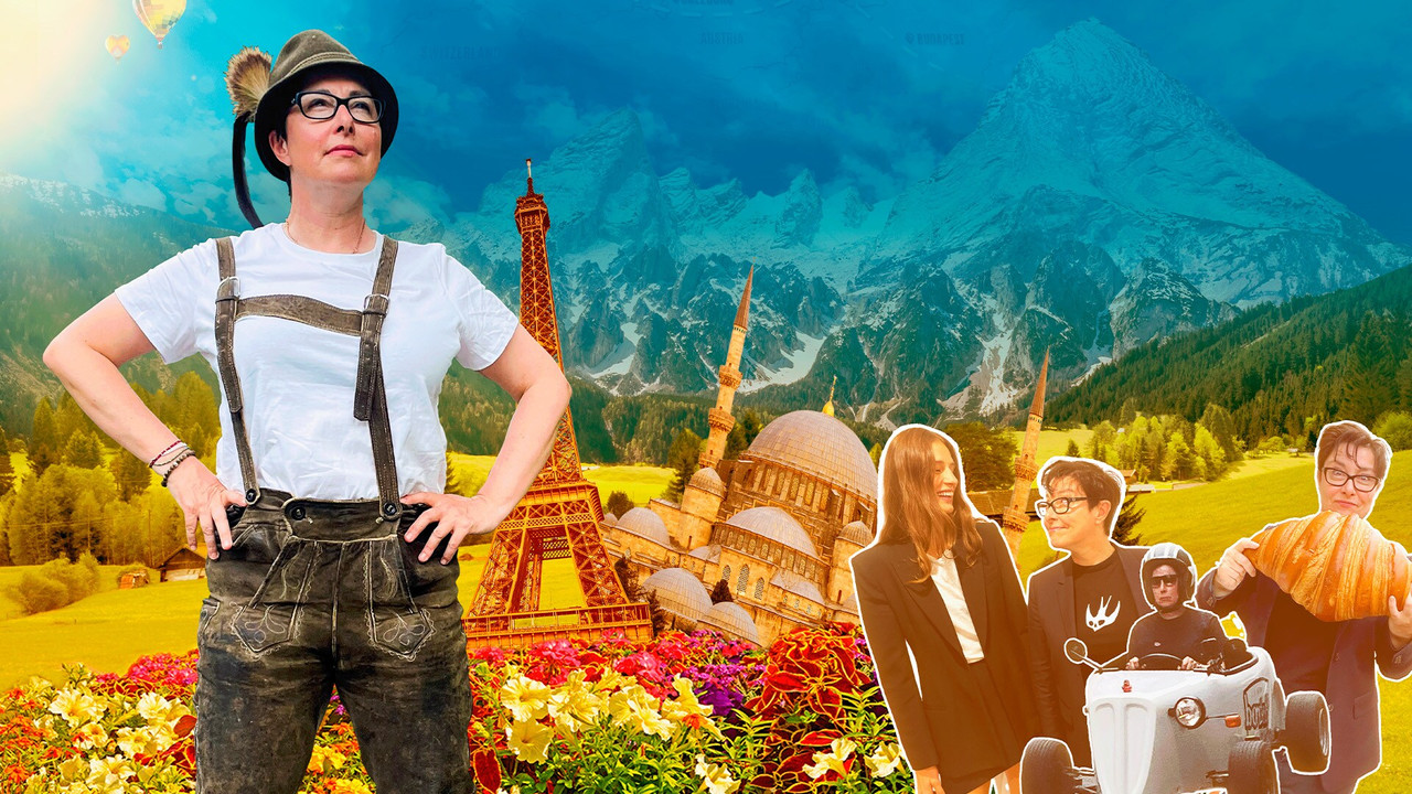 Sue Perkins' Big Adventure: Paris to Istanbul backdrop