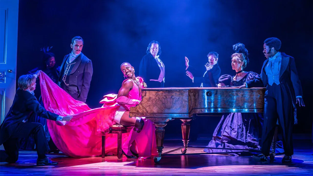 National Theatre Live: The Importance of Being Earnest backdrop