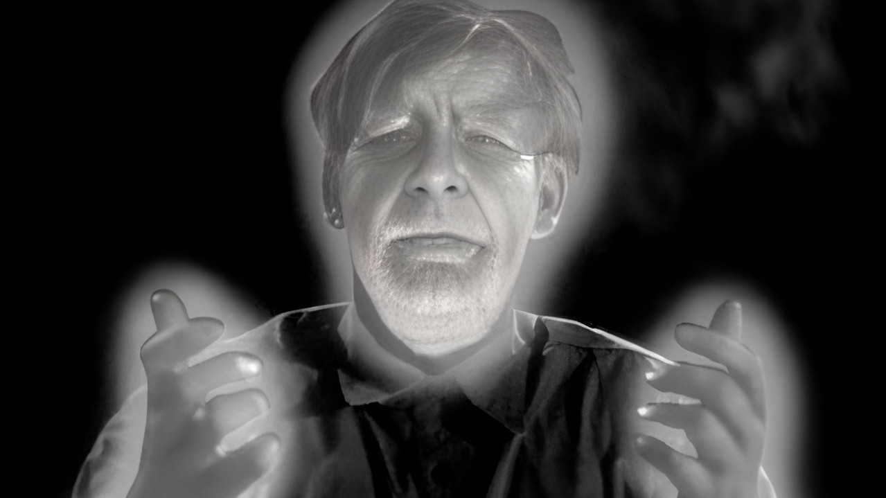 Man-Made Monster backdrop