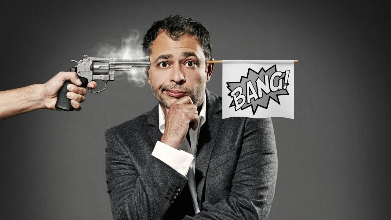 Omar Marzouk: Bange For Sjov backdrop