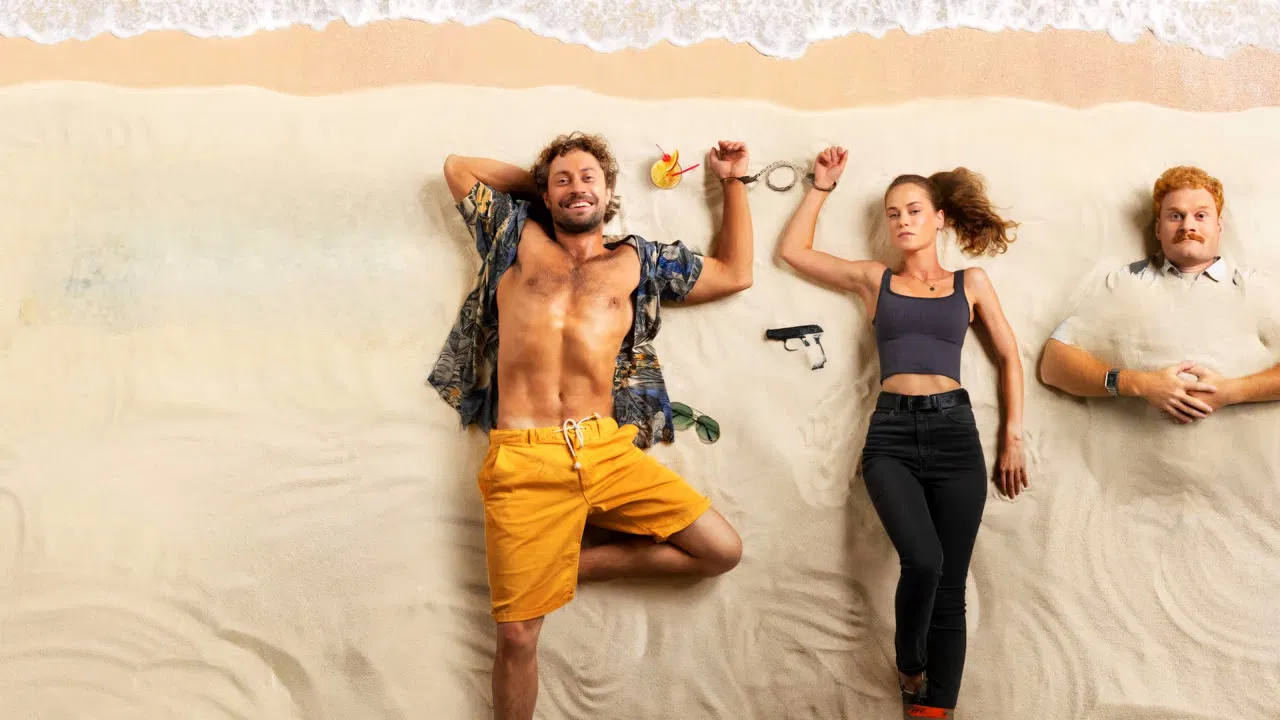 On Guard of the Beach backdrop