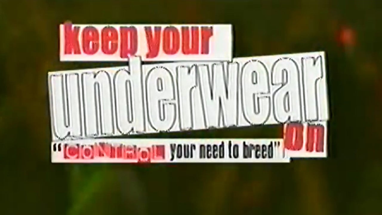 Keep Your Underwear On! backdrop