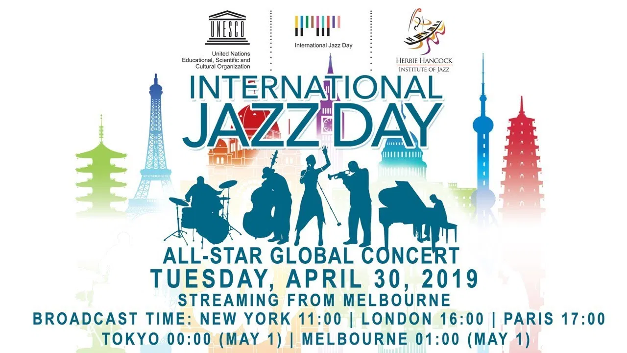 International Jazz Day Australia Concert 2019 backdrop