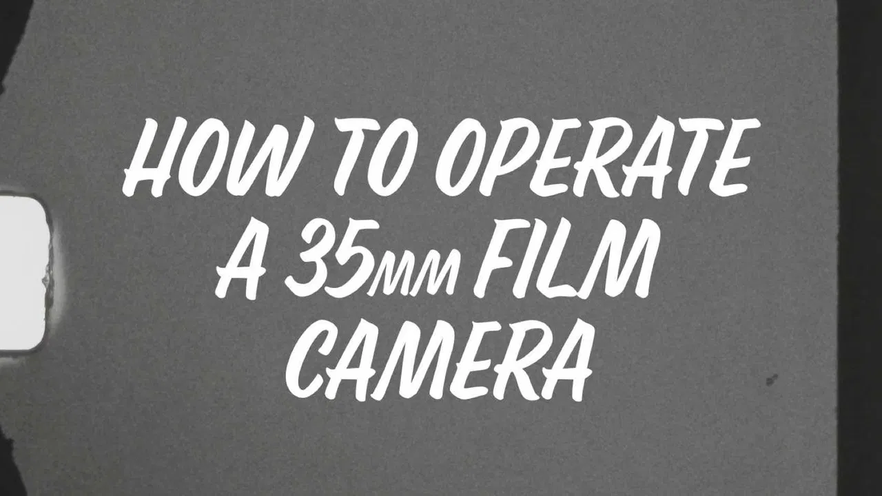 How to Operate a 35mm Film Camera backdrop