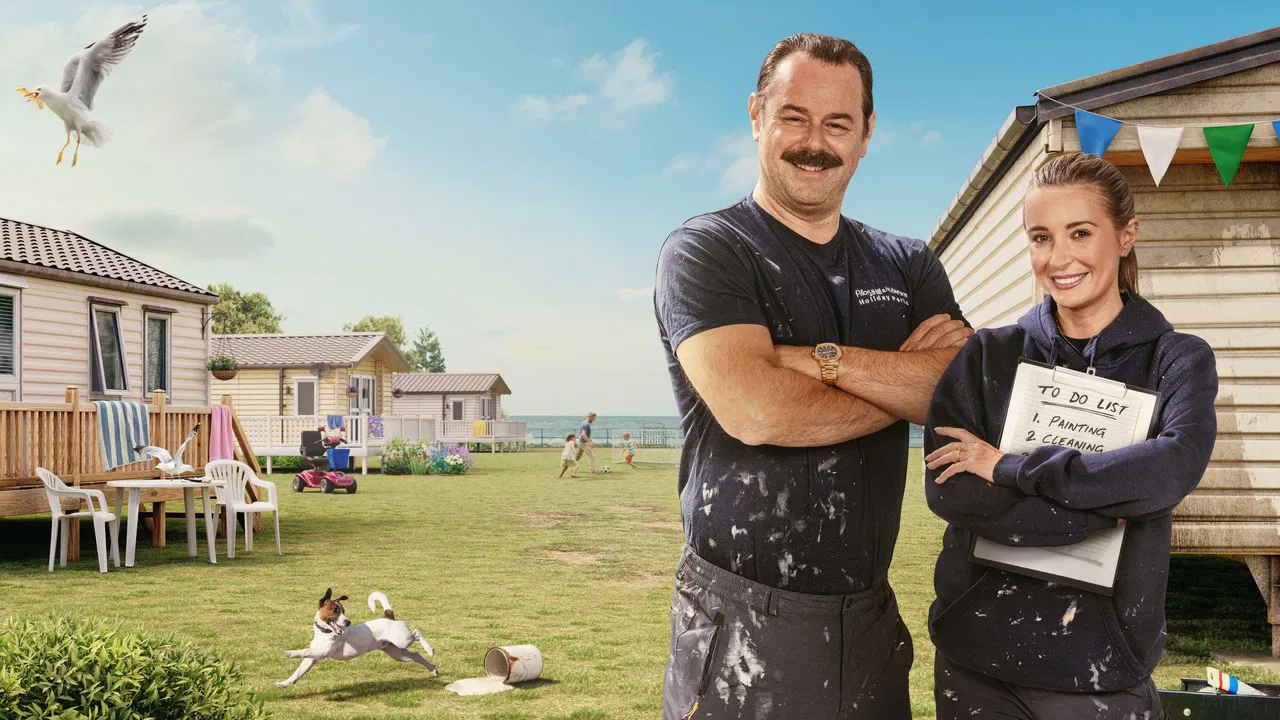 The Dyers' Caravan Park backdrop