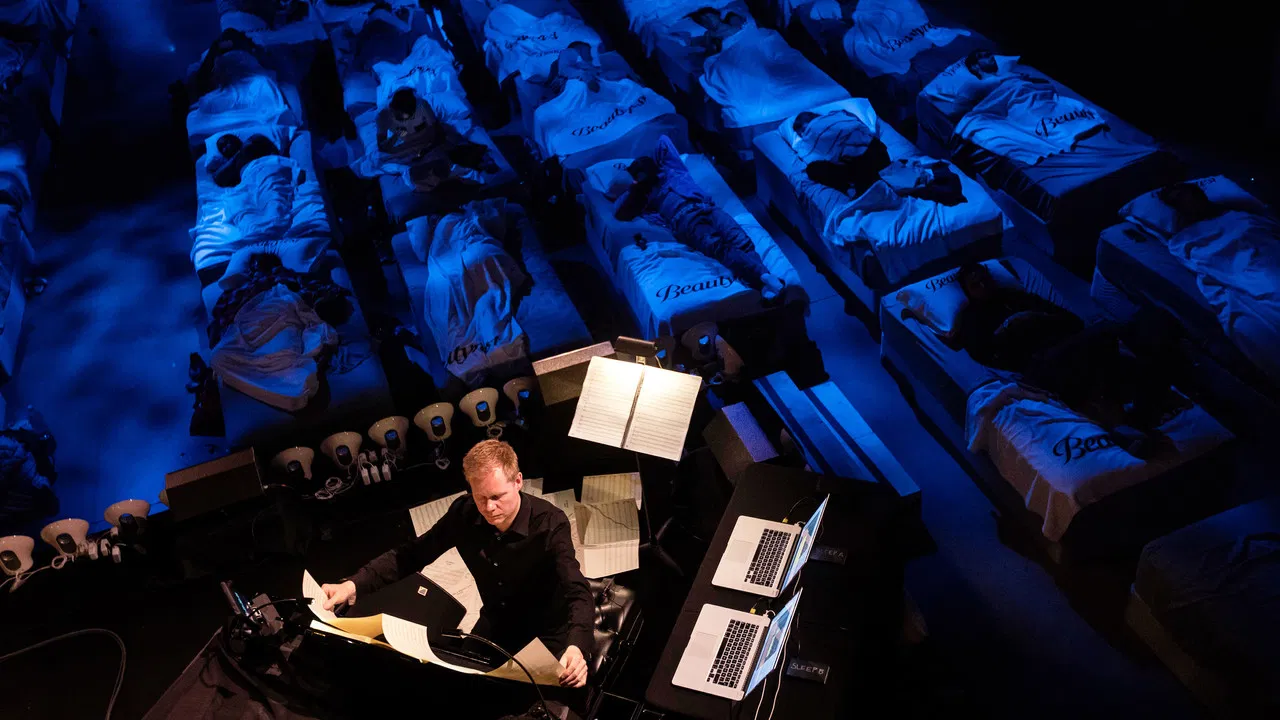 Max Richter's Sleep backdrop