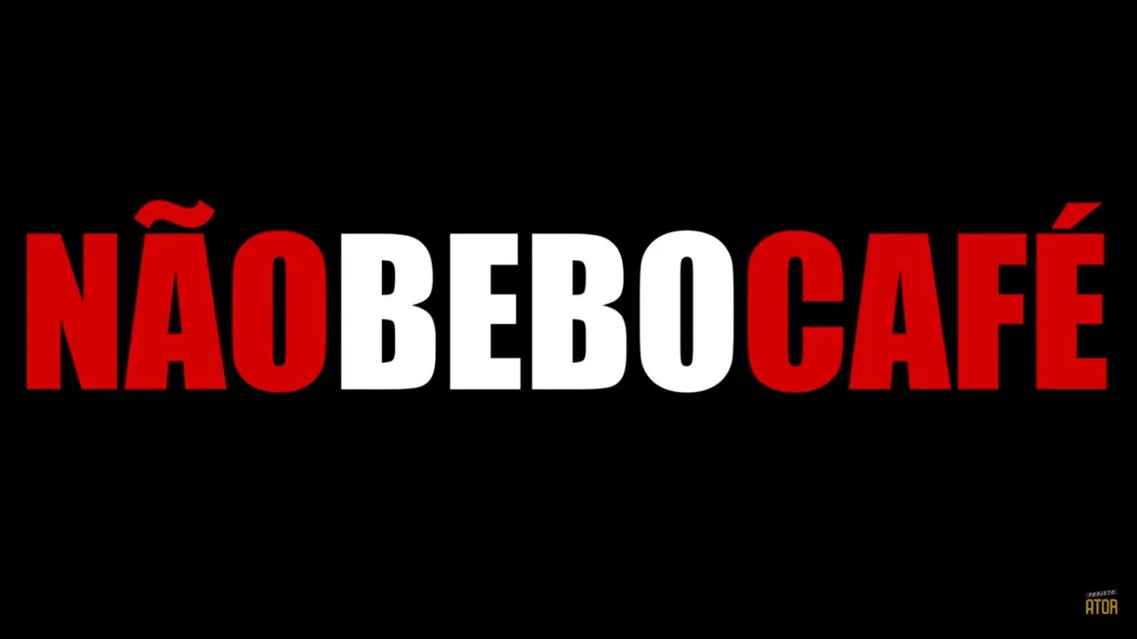 Não bebo café backdrop