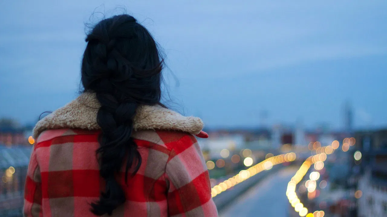 The virgin and child backdrop