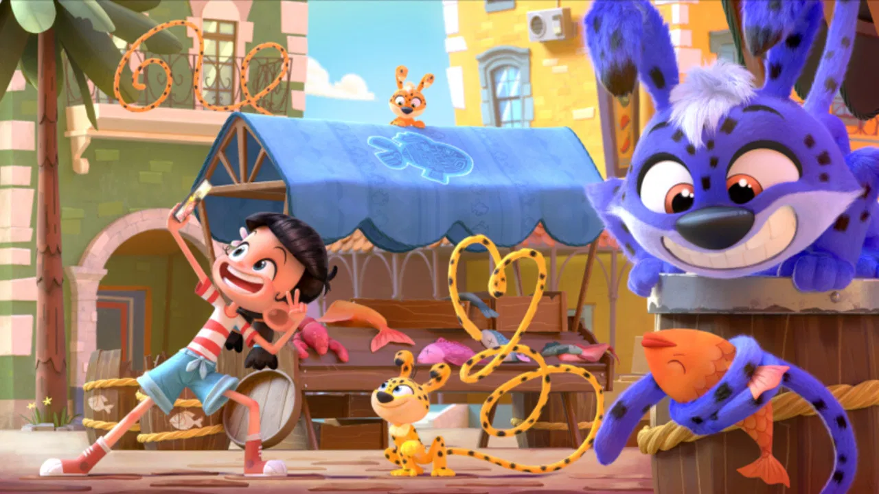 The Marsupilamis backdrop