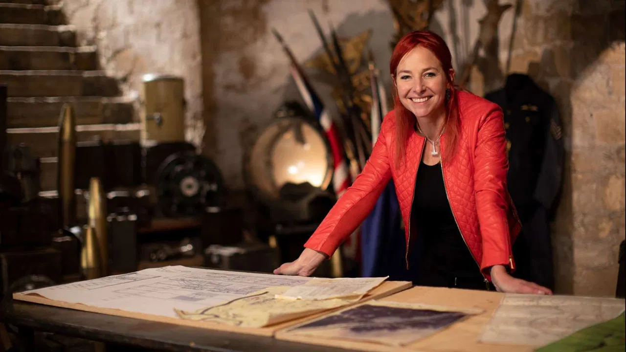 Fortress Britain with Alice Roberts backdrop