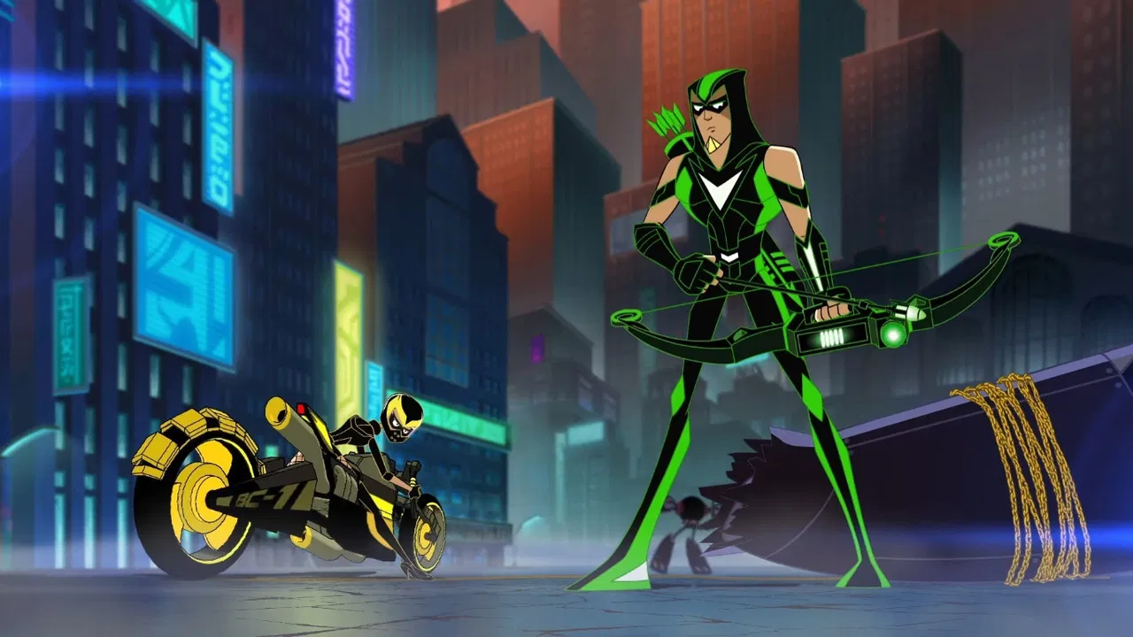 Green Arrow backdrop