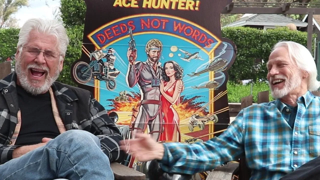 Making Megaforce backdrop