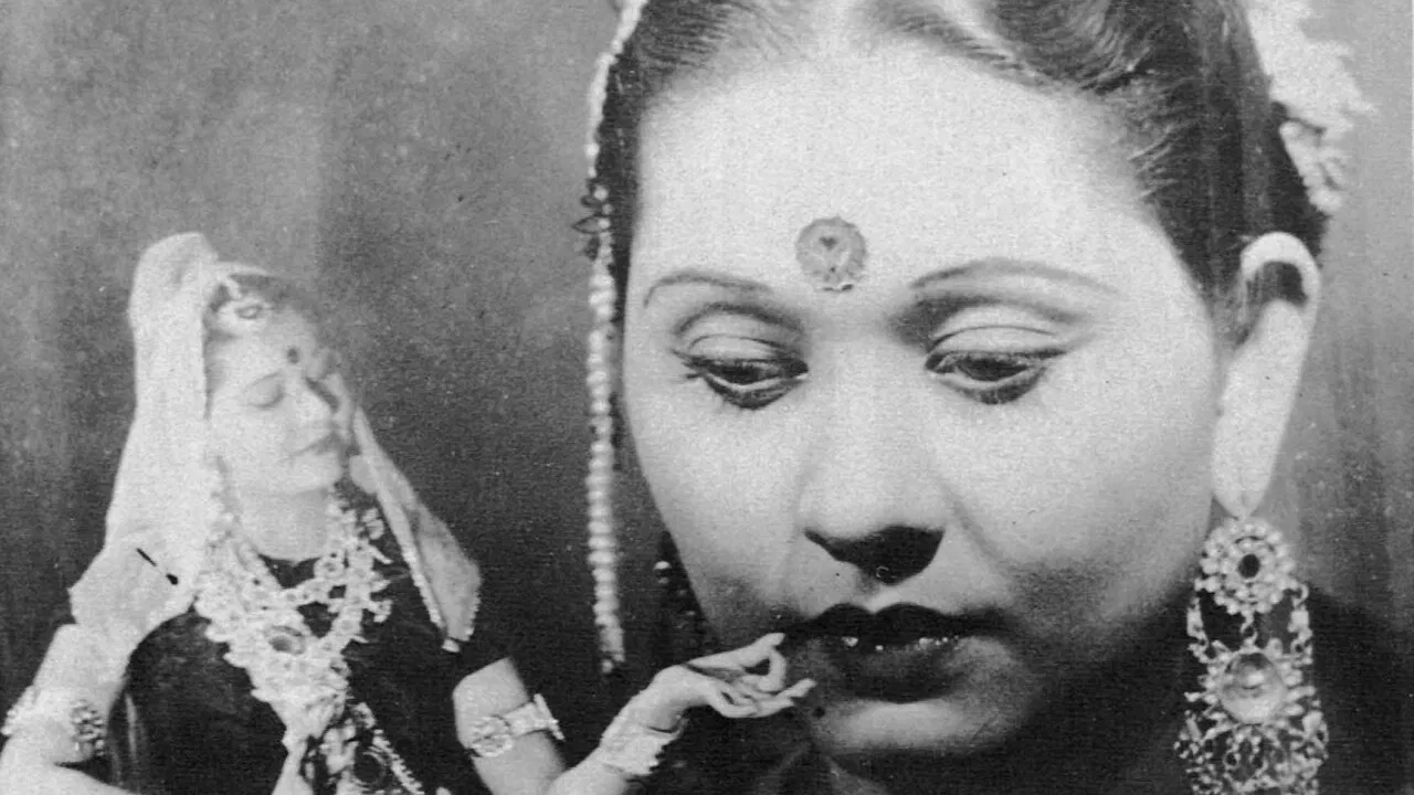 The Court Dancer: Raj Nartaki backdrop