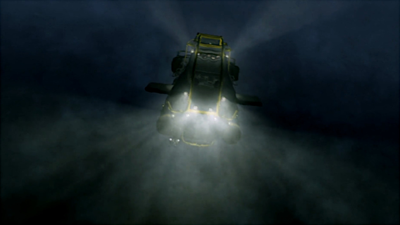 Mega Shark vs. Giant Octopus backdrop