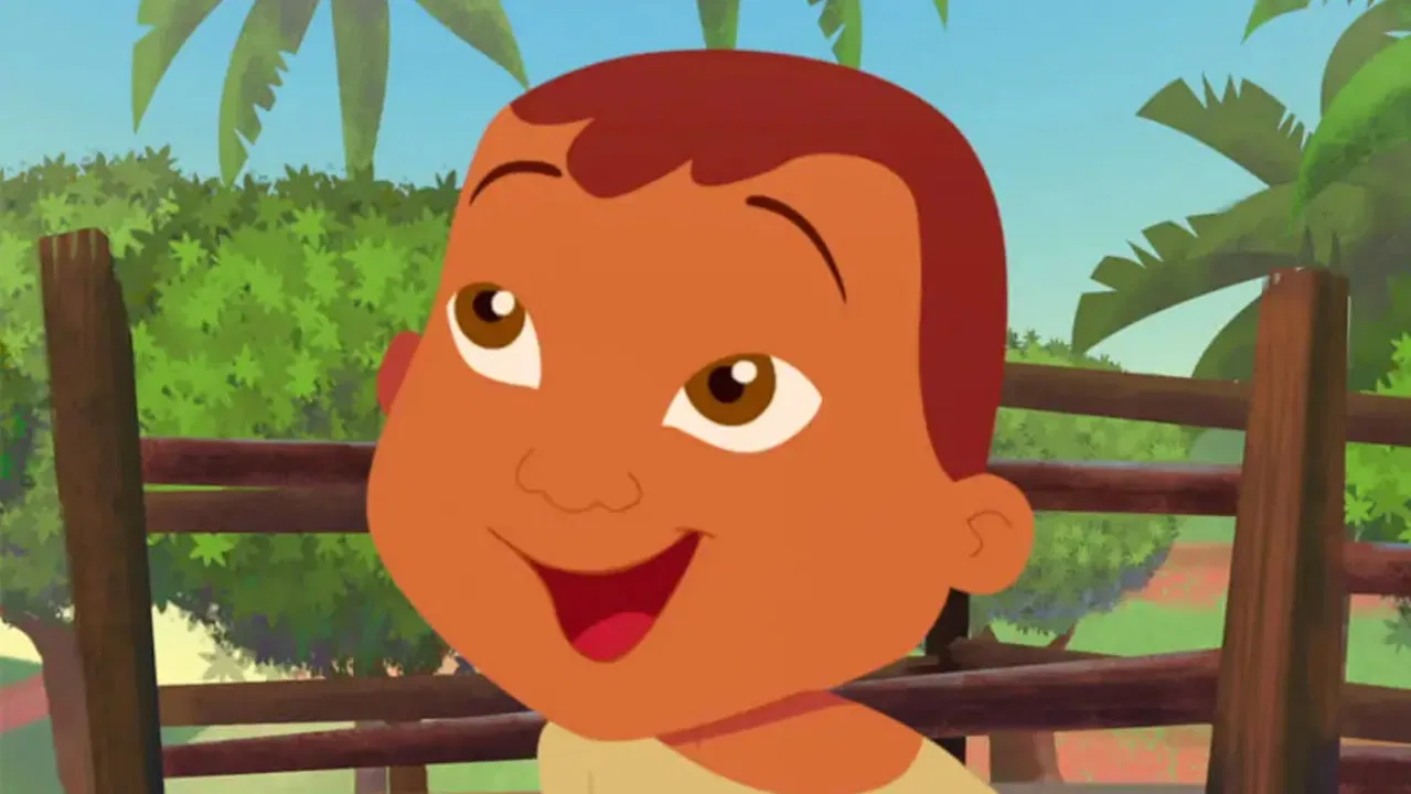 Salu and the Cavalo-Marinho backdrop