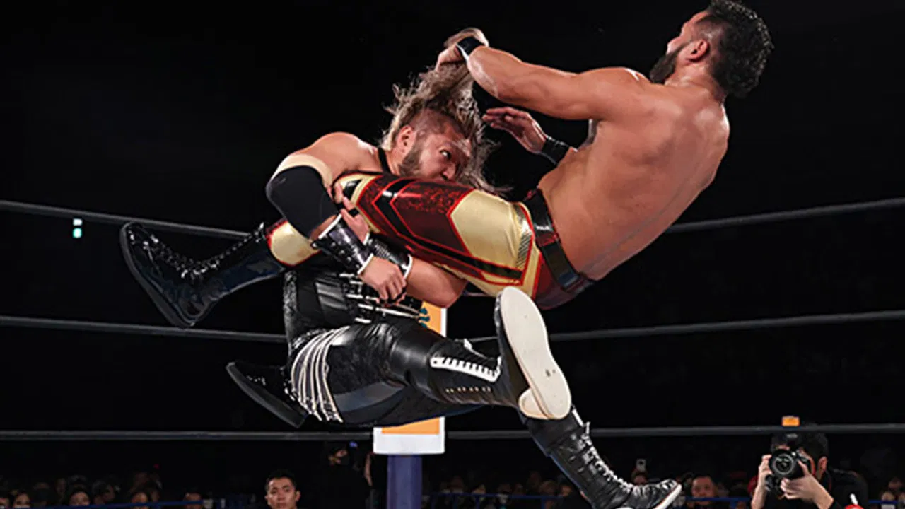 NJPW The New Beginning in Nagoya backdrop