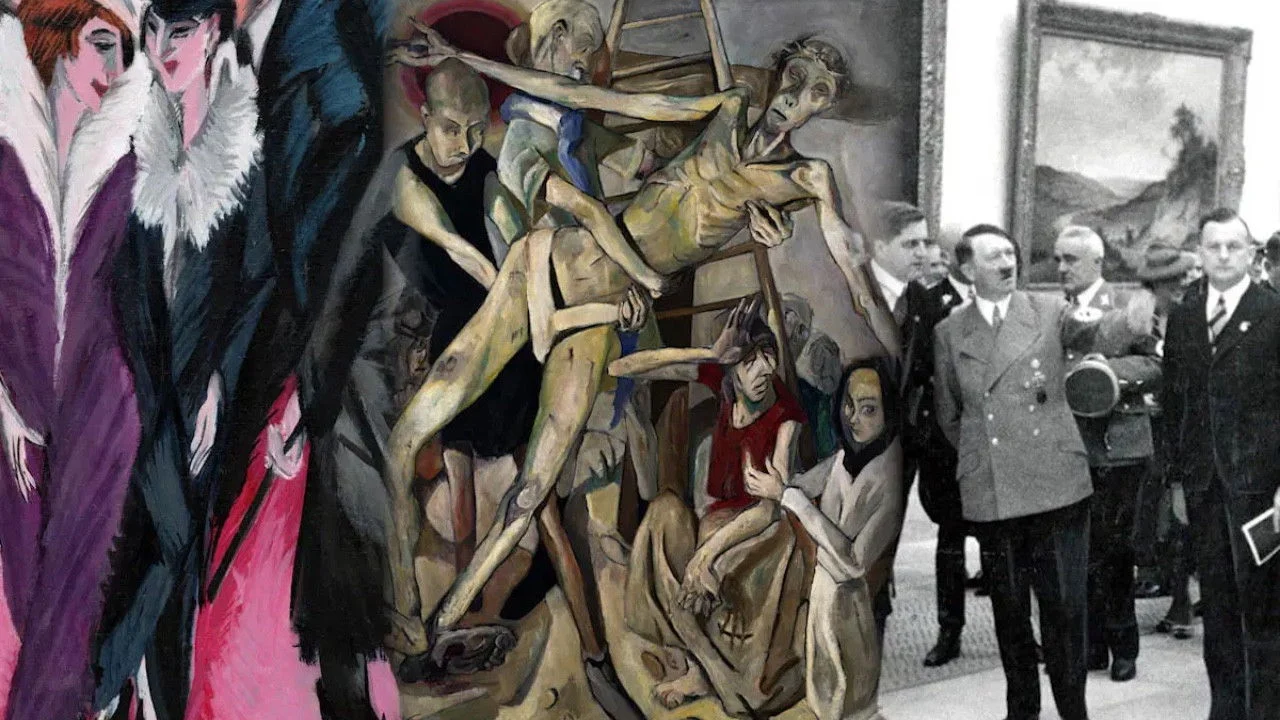 Degenerate Art backdrop