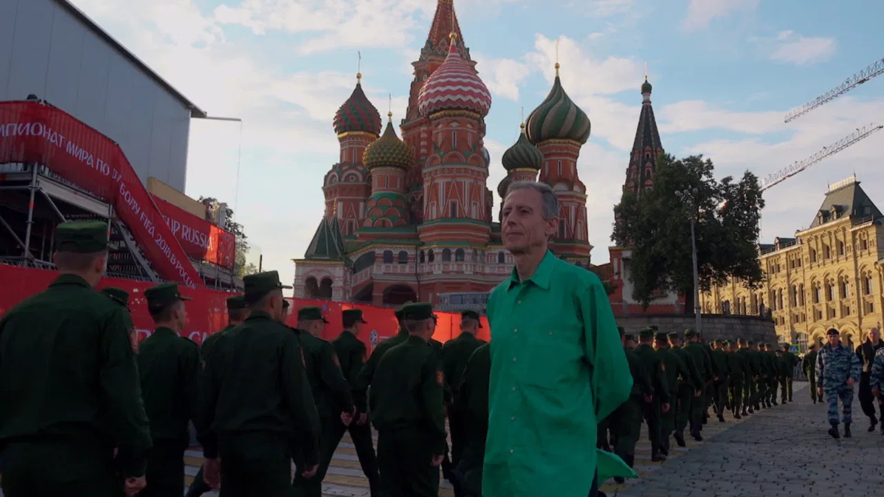 One Person Protest backdrop