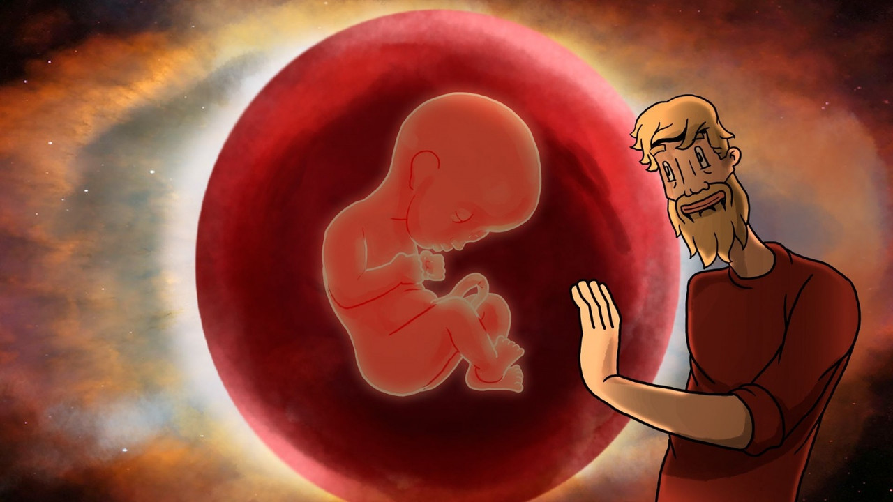 Baby with a Playlist backdrop