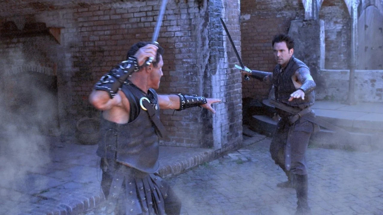 The One Warrior backdrop