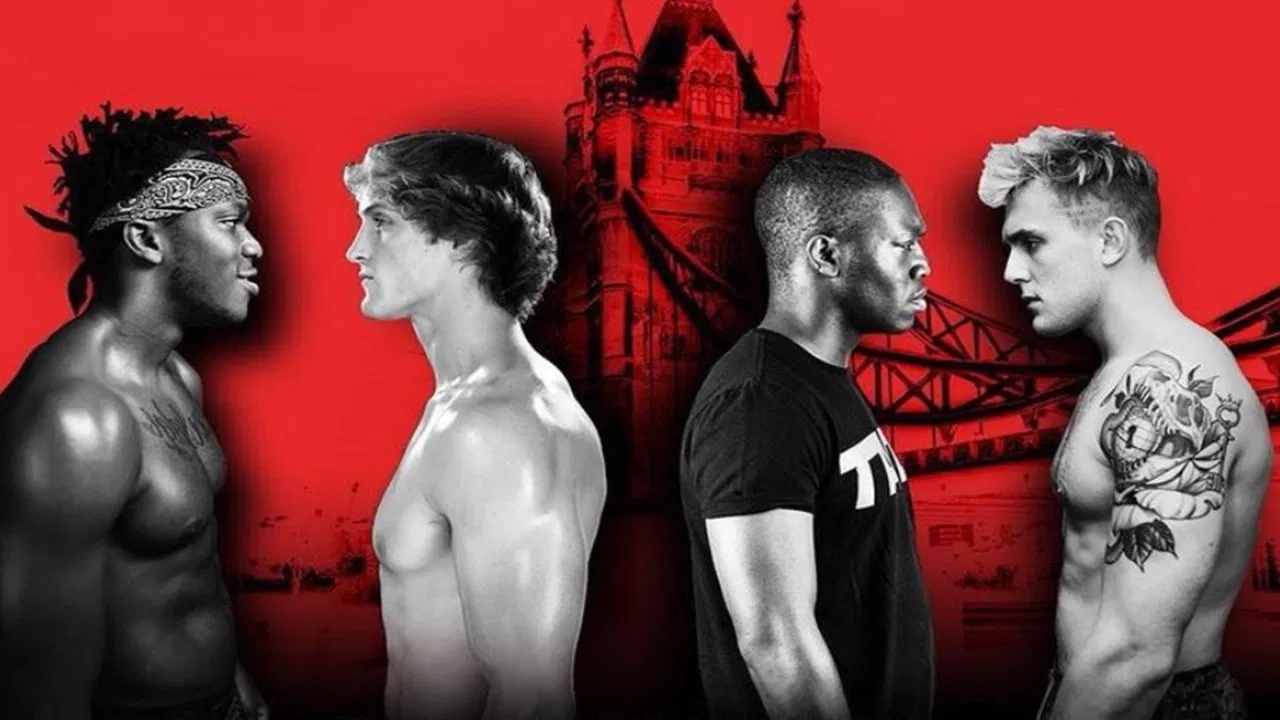 KSI vs. Logan Paul backdrop