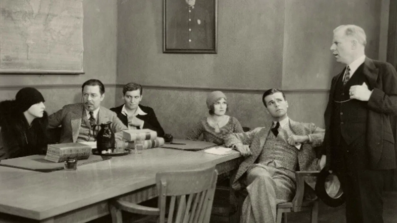 The Studio Murder Mystery backdrop