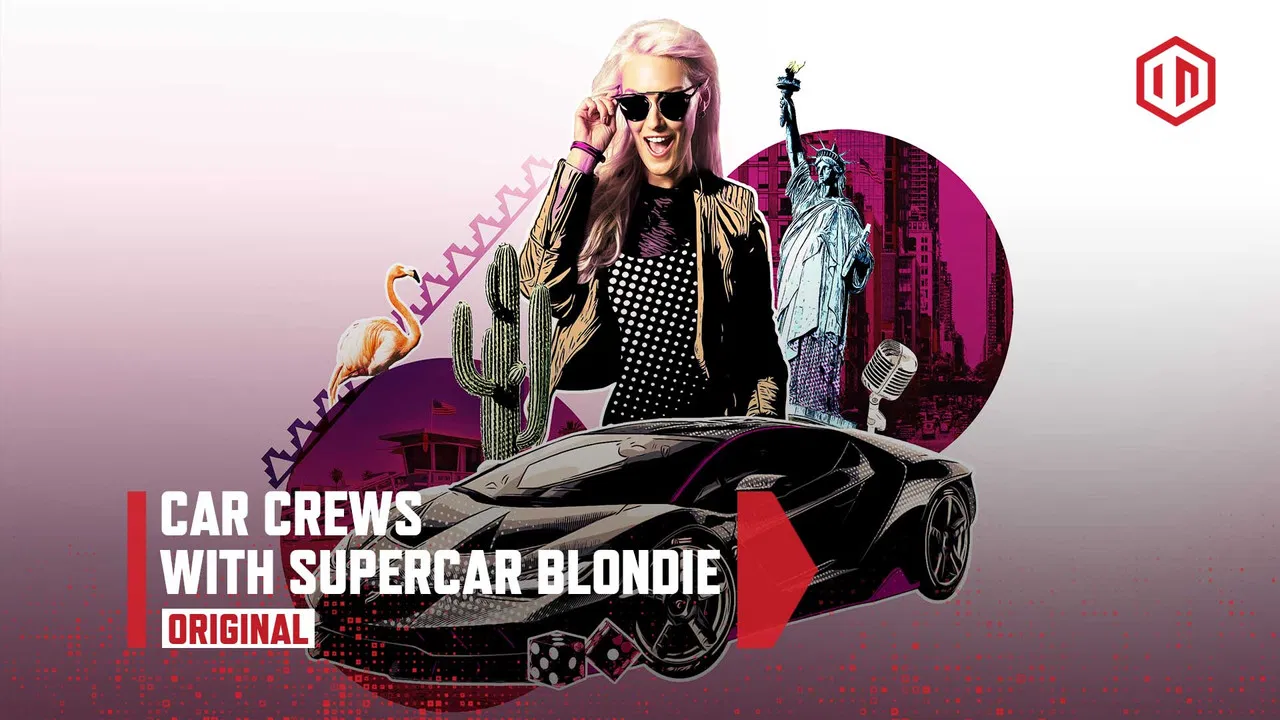 Supercar Blondie backdrop