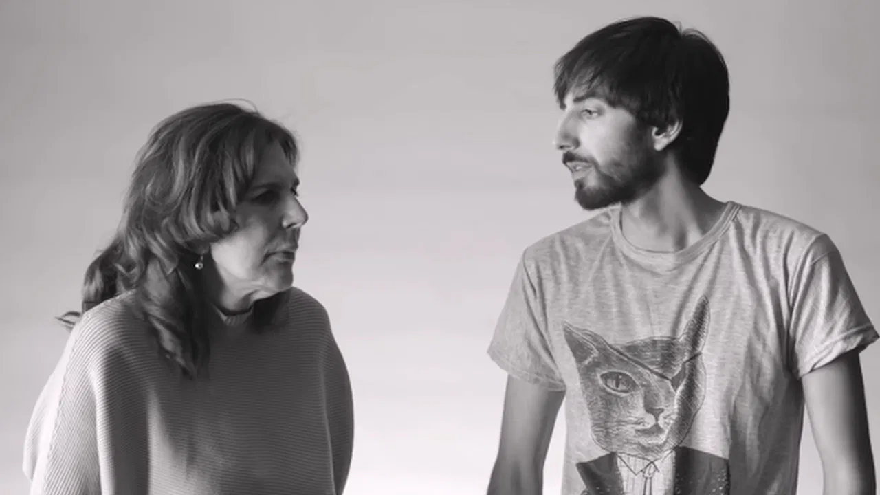 Madre e hijo backdrop