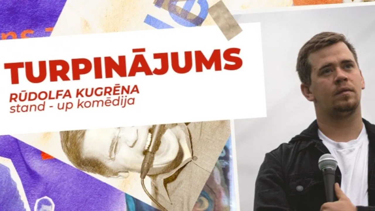 Turpinājums. Rūdolfa Kugrēna solo stand-up izrāde backdrop