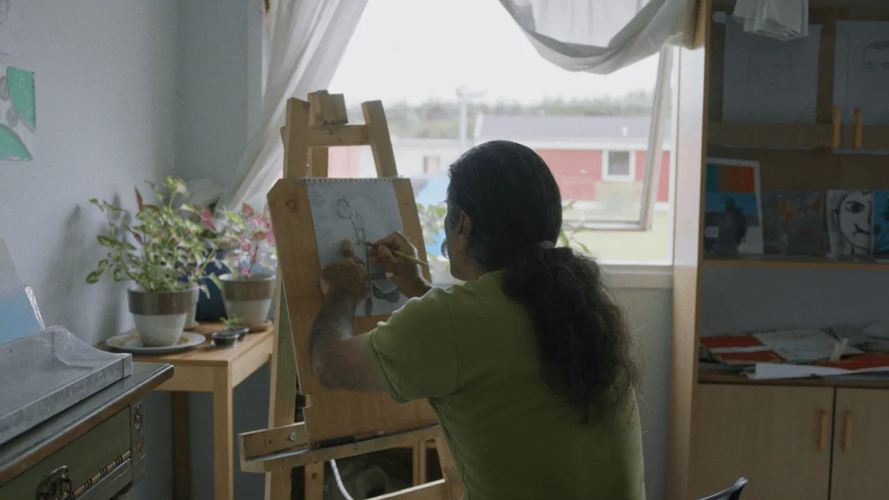 The Painter's Room backdrop