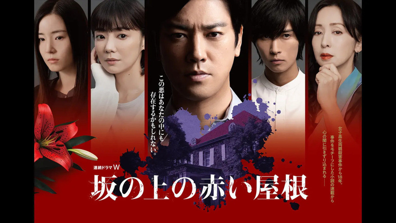 Red Roof on the Slope backdrop