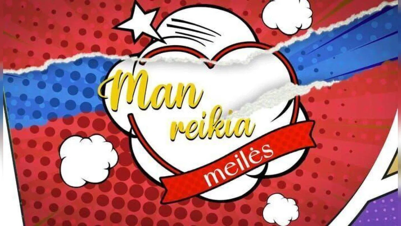 Man reikia meilės backdrop