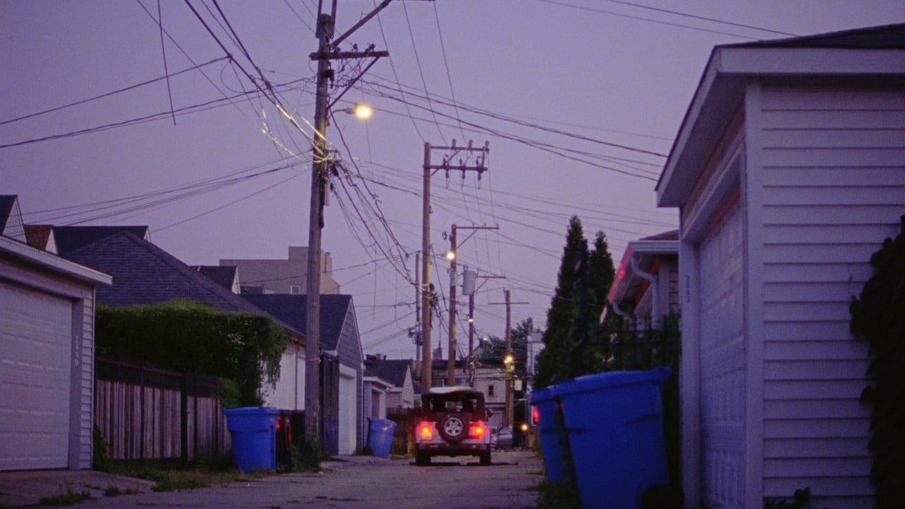 Smokestacks. (in the distance) backdrop