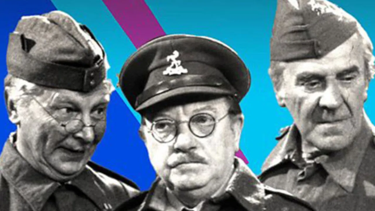 Dad's Army at the BBC backdrop