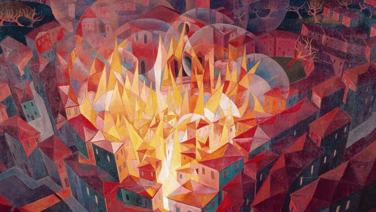 Dottori aeropittore futurista backdrop