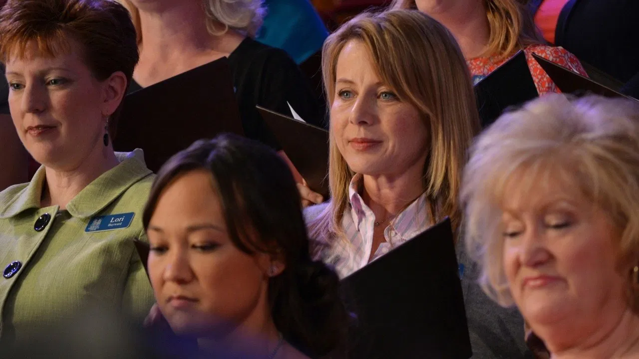 Singing with Angels backdrop