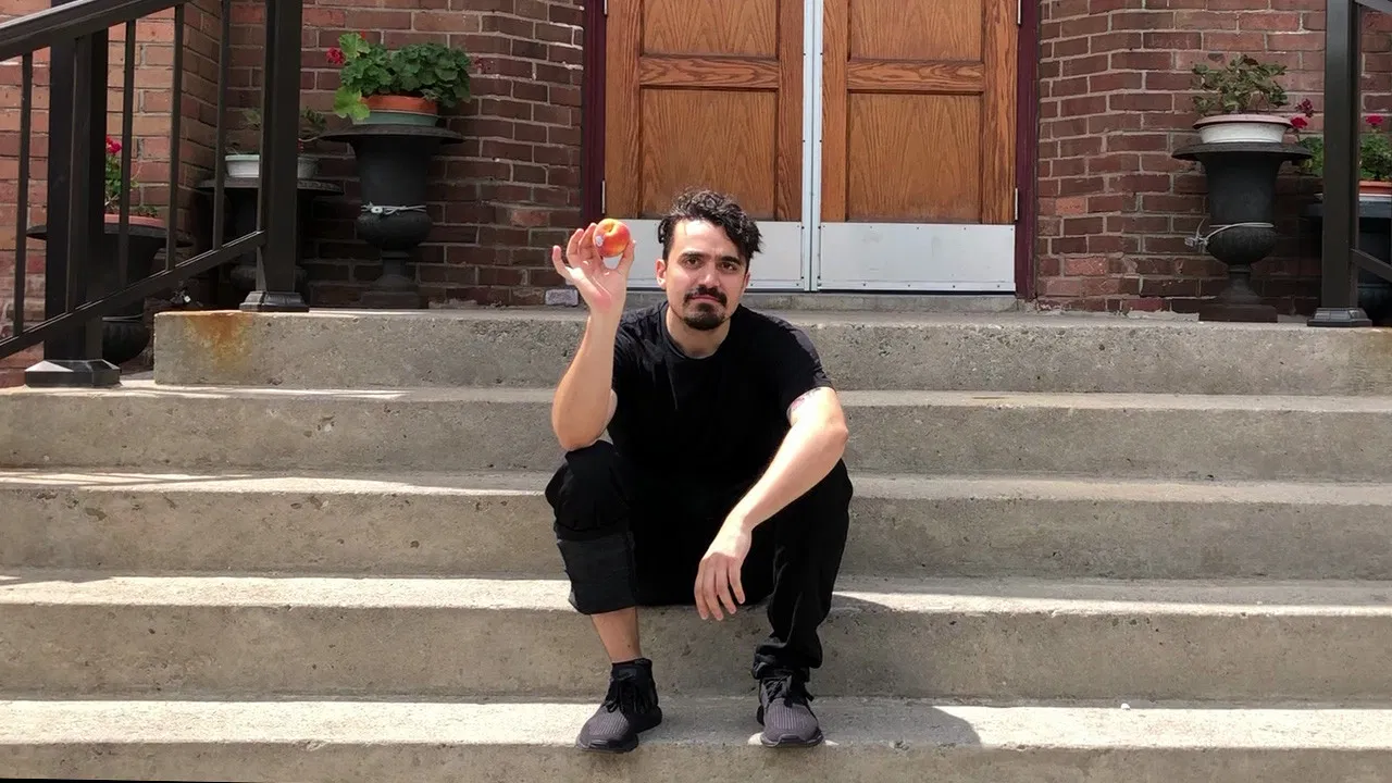 What a Peach Is backdrop